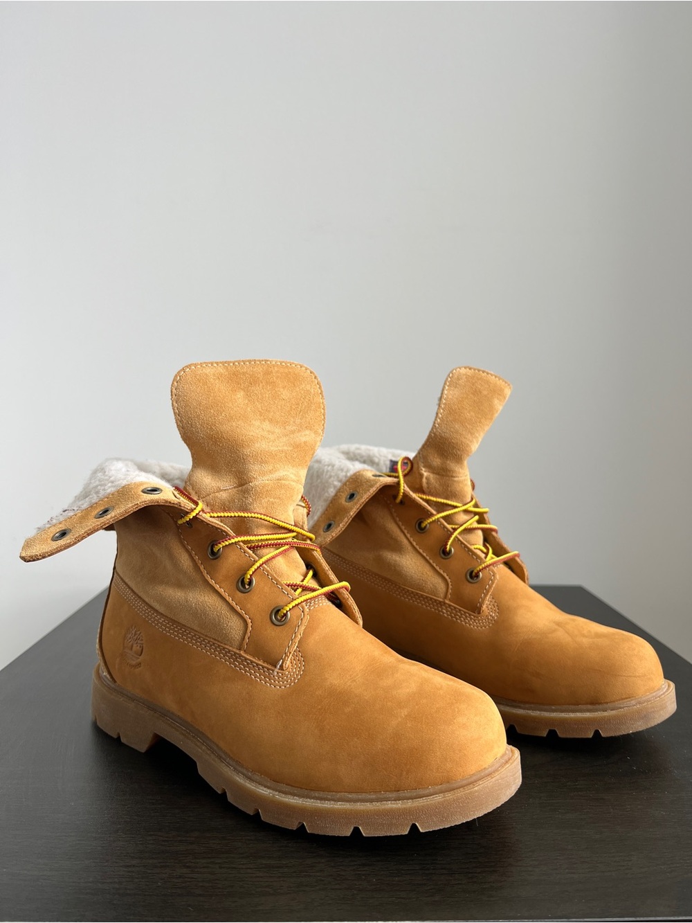 Womens Timberland Fleece Roll Down Boot «Tan»